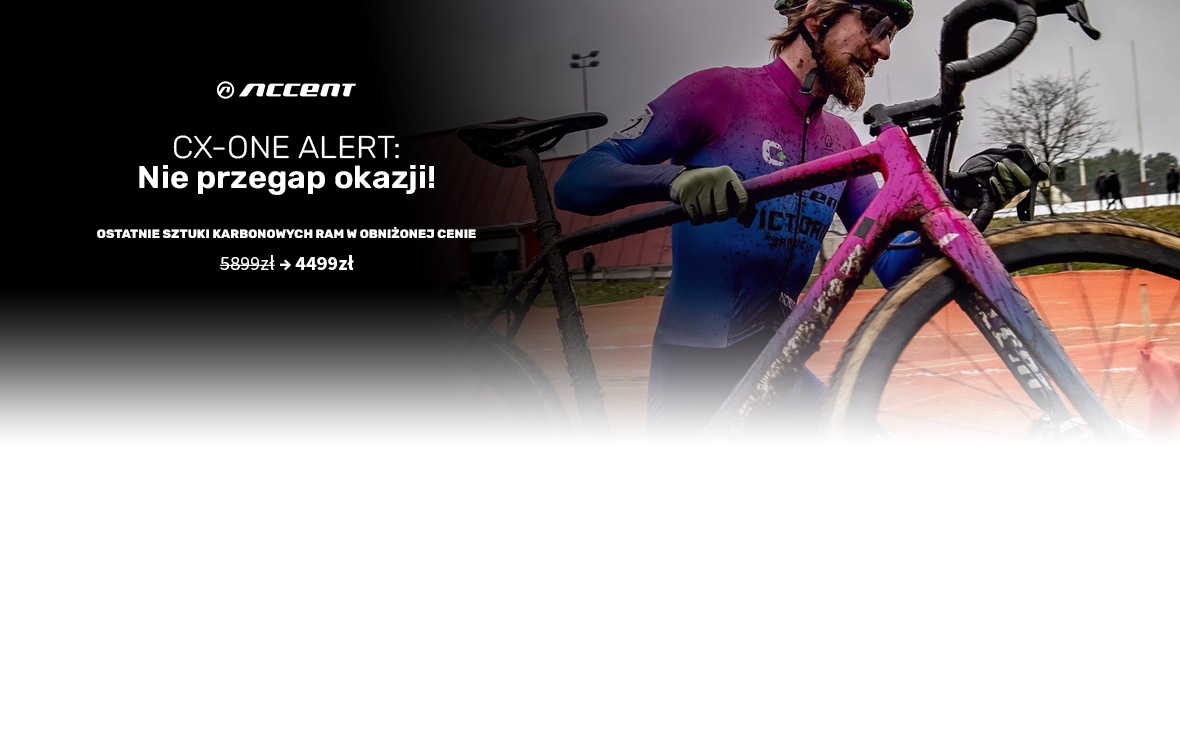 Wyprzedaż ram Accent CX-One Carbon